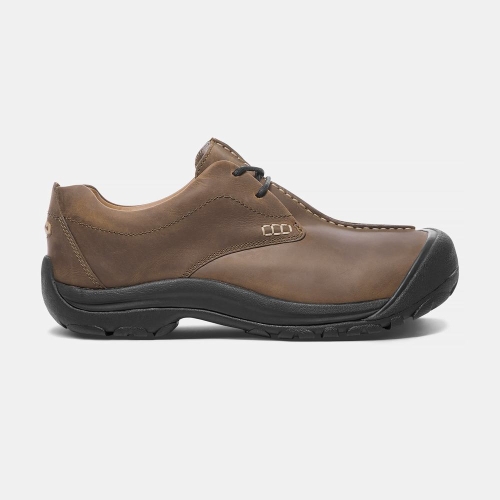 Chaussures Keen Soldes | Chaussure Casual Keen Boston III Cuir Lace-up Homme Marron (FRL461352)